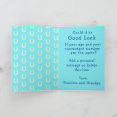 Western Little Cowboy 4. Geburtstag Rodeo Custom Karte (Innenseite)