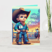 Western Little Cowboy Erstgeburt Rodeo Custom