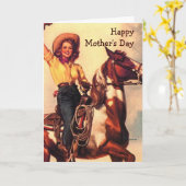 Western Mama Karte (Gelbe Blume)