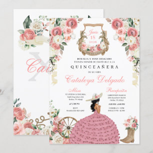 Western Mariachi Charro Quinceañera Einladung