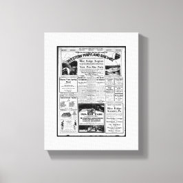 Western Maryland Eisenbahn - Neudruck Tourismus Leinwanddruck