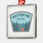 Western Maryland Rail Trail Ornament Aus Metall (Links)