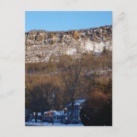 Western Mass Winter Postkarte (Vorderseite)