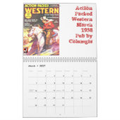 Western-Masse bedeckt Kalender 2012 (Mär 2027)