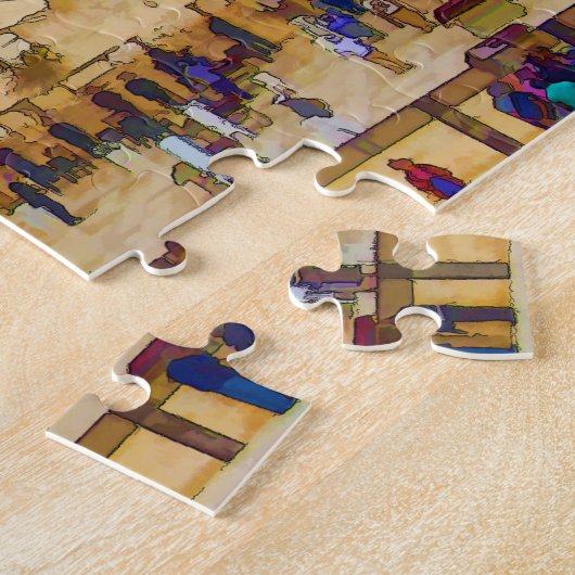 Western Mauer in Jerusalem (Mauer der Trauer) Puzzle (Seite)