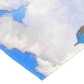 Western Mauer in Jerusalem (Mauer der Trauer) Tischdecke (Schrägansicht)