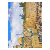 Western Mauer in Jerusalem (Mauer der Trauer) Tischdecke (Vorderseite)