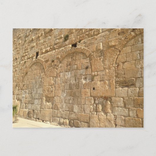 Western Mauer, Jerusalem, Israel Postkarte (Vorderseite)