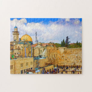 Western Mauer (Mauer der Sorrow) in Jerusalem Puzzle
