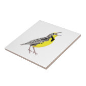 Western Meadowlark Fliese (Seite)