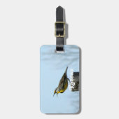 Western Meadowlark Gepäckanhänger (Vorderseite vertikal)