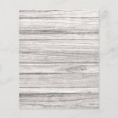 Western Menu Country Wedding Cowboy Boots Wood (Rückseite)