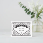 Western-Menü Option Hochzeit Platzkarte (Stehend Vorderseite)