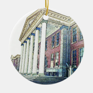 Western-Michigan-Universität historischer Osthall Keramikornament