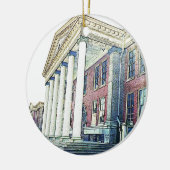 Western-Michigan-Universität historischer Osthall Keramikornament (Links)