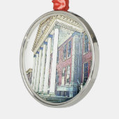 Western-Michigan-Universität historischer Osthall Ornament Aus Metall (Links)