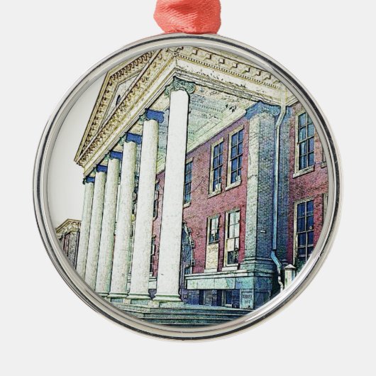 Western-Michigan-Universität historischer Osthall Ornament Aus Metall (Vorne)