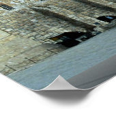 Western mit Kuppel des Felsens, Jerusalem, Isr Poster (Ecke)