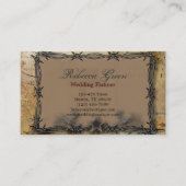 Western mit Stacheldraht Visitenkarte (Vorderseite)