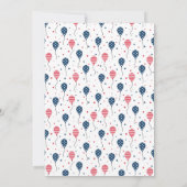 Western mit Stiefeln oder Bows Red White Blue Gend Einladung (Rückseite)