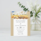 Western mit Wasserfarbenfeld-Hochzeit (Stehend Vorderseite)