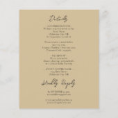 Western mit Wasserfarbenfeld-Hochzeit (Rückseite)