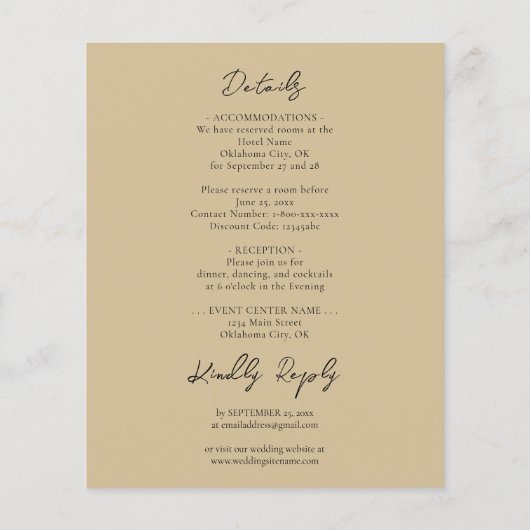 Western mit Wasserfarbenfeld-Hochzeit (Rückseite)