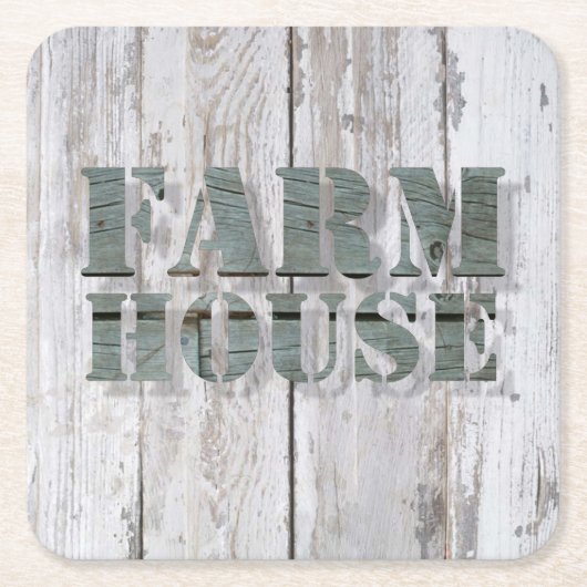 Western mit weißgetünchter Scheune Rechteckiger Pappuntersetzer (Vorderseite)