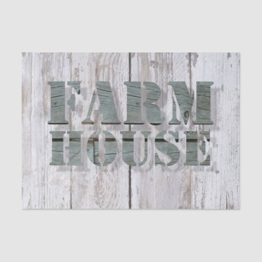 Western mit weißgetünchter Scheune Seidenpapier (Vorderseite)