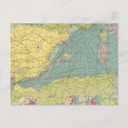 Western Mittelmeer Postkarte (Vorderseite)