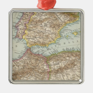 Western-Mittelmeerkarte Ornament Aus Metall