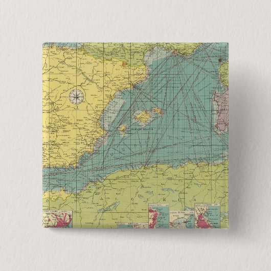 Western Mittelmeerraum Button (Vorderseite)