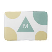 Western Modernes geometrisches Pastell Chic Badematte (Vorderseite)