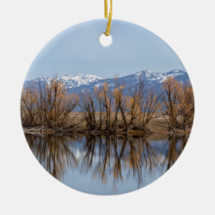 Western Montana Keramik Ornament
