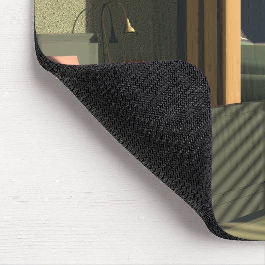 Western Motel Mousepad (Ecke)