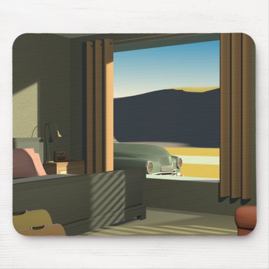 Western Motel Mousepad (Vorne)