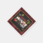 Western Movie Night Napkin Serviette (Ecke)