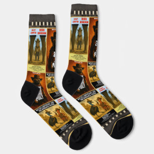 Western-Movieposter-Parodie Socken