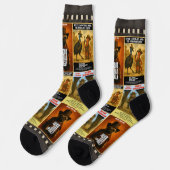 Western-Movieposter-Parodie Socken (Linkes Detail)