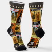 Western-Movieposter-Parodie Socken (Gewinkelt)