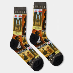 Western-Movieposter-Parodie Socken