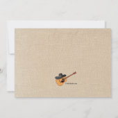 Western Music Einladung (Rückseite)