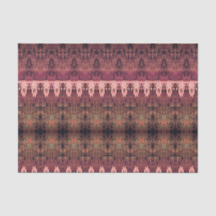 Western Muster braun Pink Bull Kuh Skull Seidenpapier