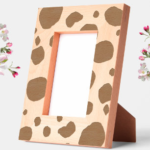 Western-Muster für Fun Cow Print Geätzte Rahmen