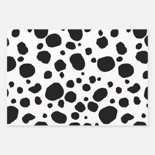 Western-Muster für Fun Cow Print Geschenkpapier Set (Vorderseite)