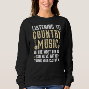 Western Nashvi, Country Music Musiker Sweatshirt
