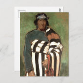 Western "Navajo" Art von Gerald Cassidy Postkarte (Vorne/Hinten)