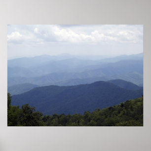 Western NC-Berge 3 Poster