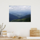 Western NC Berge Poster (Küche)