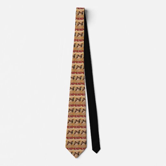 Western Necktie 101 Ranch Cowboy Steer Wrestler Krawatte (Vorderseite)